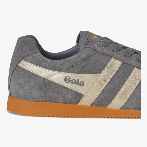 Gola Harrier Mirror (Gold/Silverish) Women’s Sneaker Size 9 - Picture 4 of 13